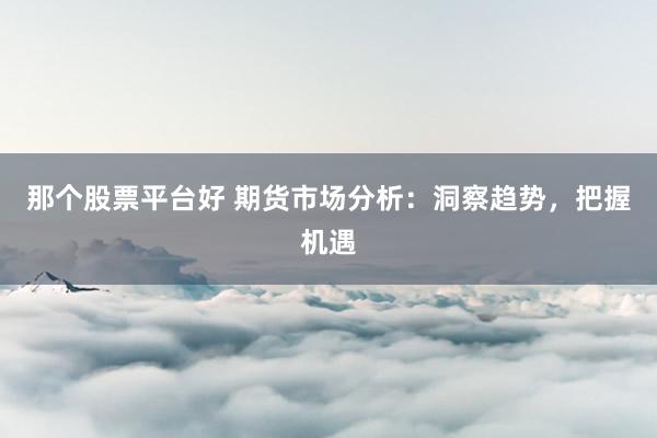 那个股票平台好 期货市场分析：洞察趋势，把握机遇